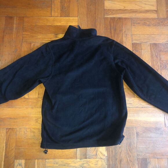 Men's Columbia Fleece Jacket Size Small Black Full Zip Warm Pockets Excellent - Picture 3 of 5